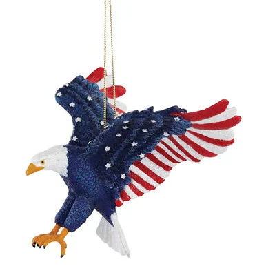 Stars and Stripes Eagle Ornament C8296 - Kurt S. Adler