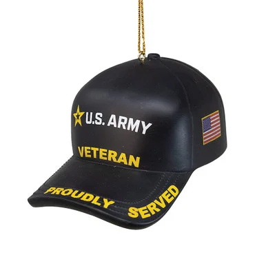 U.S. Army® Veteran Cap Ornament AM2241 - Kurt S. Adler
