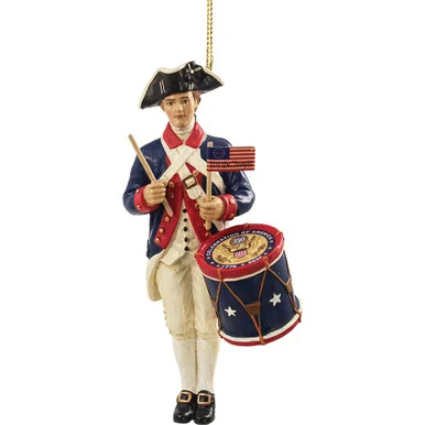 250th Anniversary Minute Man Ornament Kurt Adler (E1136) - Kurt S. Adler