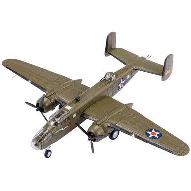 B-25B MITCHELL 1/72 DIE CAST MODEL - AF1-0111B WHIRLING DERVISH, 34 BOMBER SQD., 17TH BOMBER GROUP