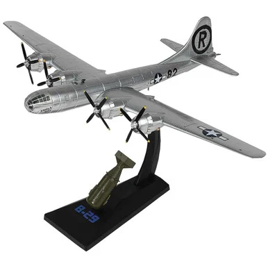 B-29 Superfortress 1/144 Die Cast Model -AF1-0112B Enola Gay with 1/60 Scale "Little Boy" Bomb