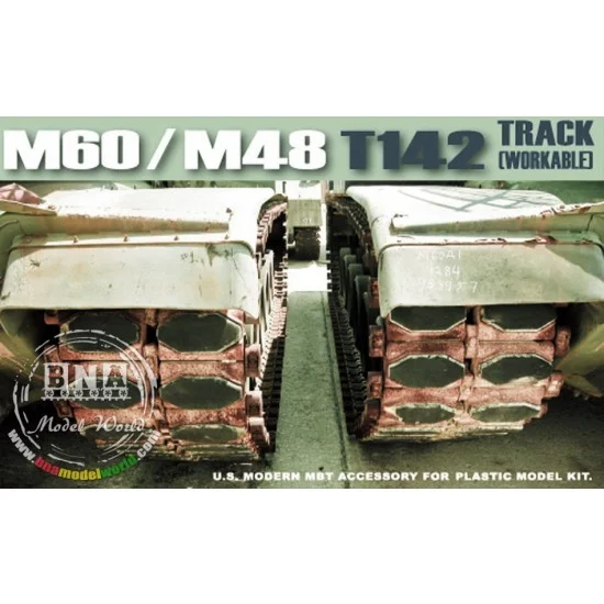 AFV Club AF35010 1/35 US Modern MBT M60/48 T142 Track Late Type (Workable) - Military Vehicles & Tanks