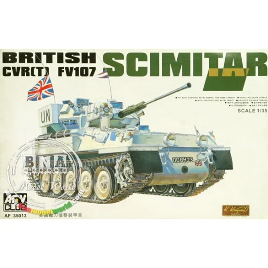 AFV Club AF35013 1/35 British CVR(T) FV107 Scimitar Armoured Recon Vehicle - Military Vehicles & Tanks