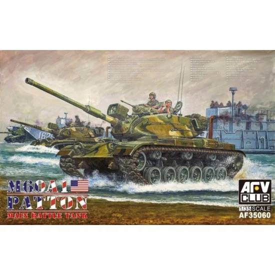 AFV Club AF35060 1/35 M60A1 Patton Main Battle Tank - Military Vehicles & Tanks