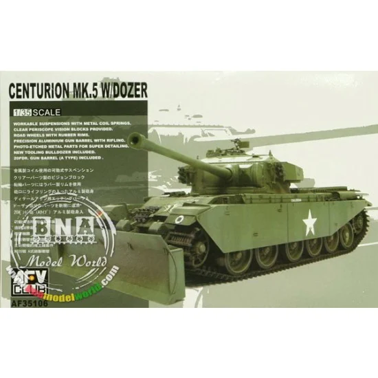 AFV Club AF35106 1/35 Centurion Mk.5 with Dozer - Military Vehicles & Tanks