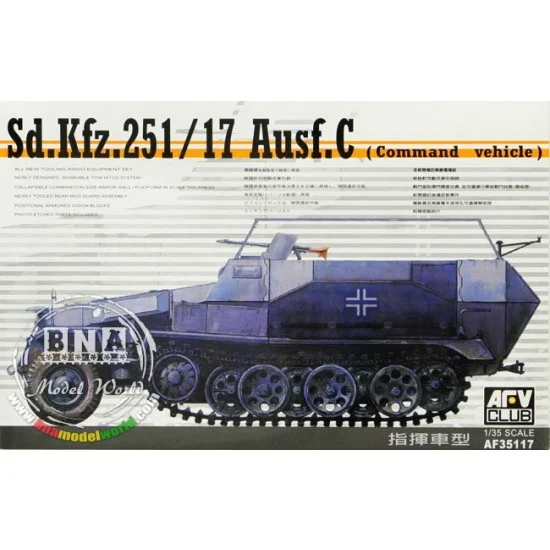AFV Club AF35117 1/35 SdKfz.251/17 Ausf.C - Military Vehicles & Tanks
