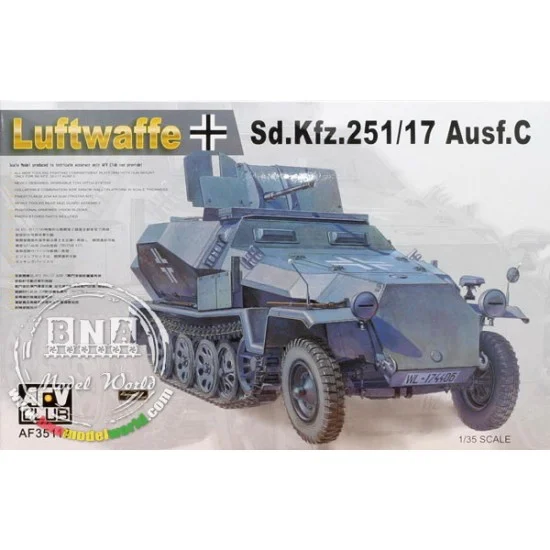 AFV Club AF35118 1/35 SdKfz.251/17 Ausf.C (Luftwaffe Version) - Military Vehicles & Tanks