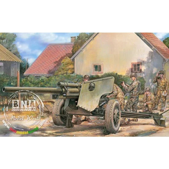 AFV Club AF35181 1/35 US. 3 Inch Gun M5 on Carriage M6 - Military Vehicles & Tanks