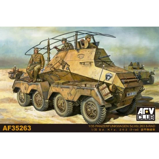 AFV Club AF35263 1/35 SdKfz.263 Schwerer Panzerfunkwagen 8-Rad Initial/Early Version
