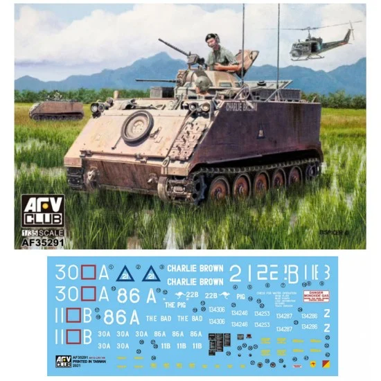 AFV Club AF35291 1/35 Vietnam War M113A1 LRV w/Australian Decals - Military Vehicles & Tanks