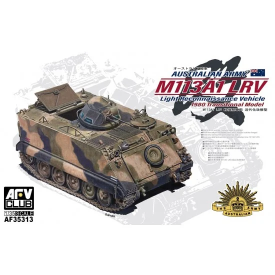 AFV Club AF35313 1/35 Australian Army M113A1 LRV 1980 Transitional Model - Military Vehicles & Tanks