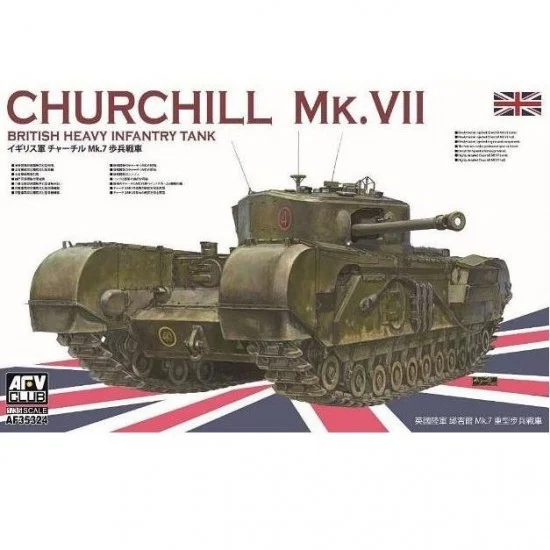 AFV Club AF35324 1/35 British Churchill MK. VII Heavy Infantry Tank - Military Vehicles & Tanks
