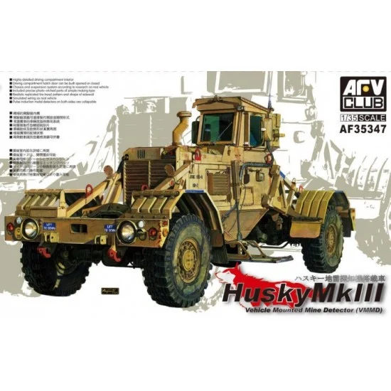 AFV Club AF35347 1/35 Husky Mk III Vehicle Mounted Mine Detector (VMMD) - Military Vehicles & Tanks