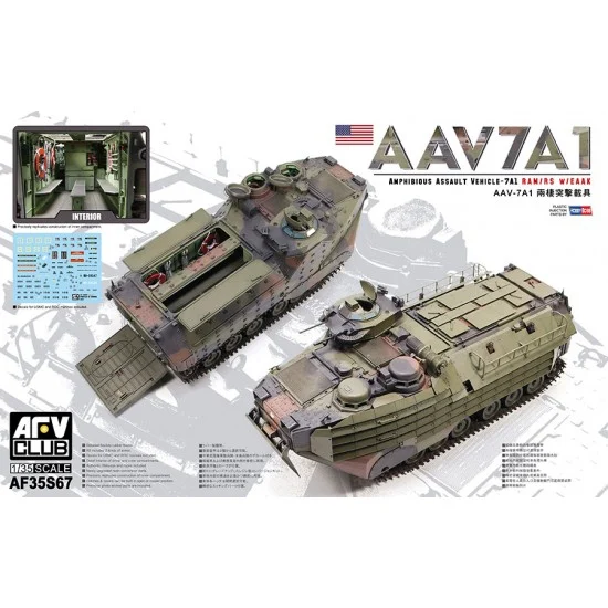 AFV Club AF35S67 1/35 Aav-7A1 RAM/RS w/Eaak (New Type)