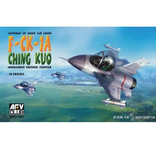AFV Club AFQ001 Q-scale Egg Plane ROCAF AIDC F-CK-1A Ching Kuo Indigenous Defense Fighter (IDF)