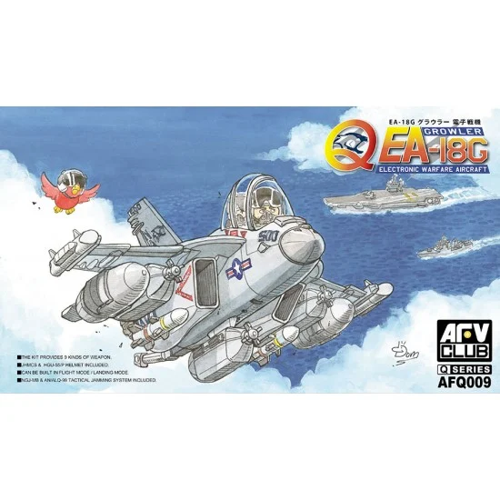 AFV Club AFQ009 EA-18G Growler Electronic Warfare Aircraft [CHIBI]