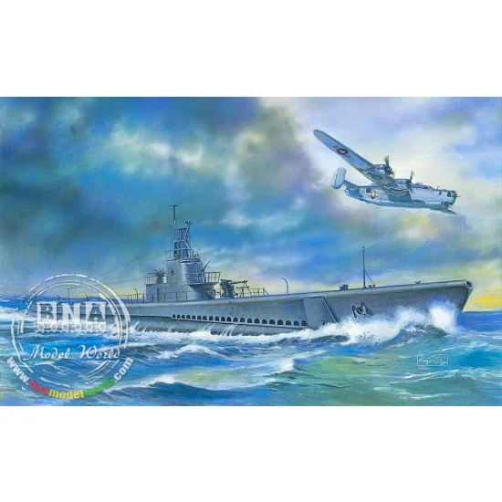 AFV Club SE73511 1/350 GATO Class Submarine 1943 - Model Ships & Boats