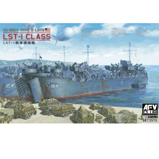 AFV Club SE73515 1/350 US Navy Type 2 LSTs: LST-1 Class