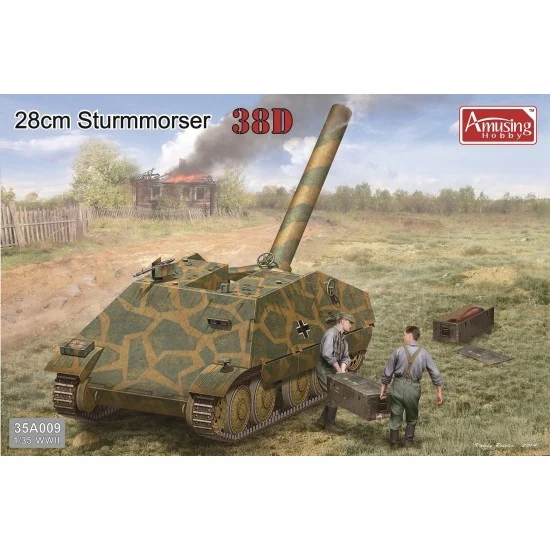 Amusing Hobby 35A009 1/35 WWII 28cm Sturmmorser 38D - Military Vehicles & Tanks