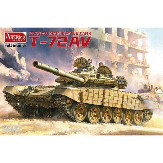 Amusing Hobby 35A041 1/35 T-72AV (TURMS-T) Main Battle Tank