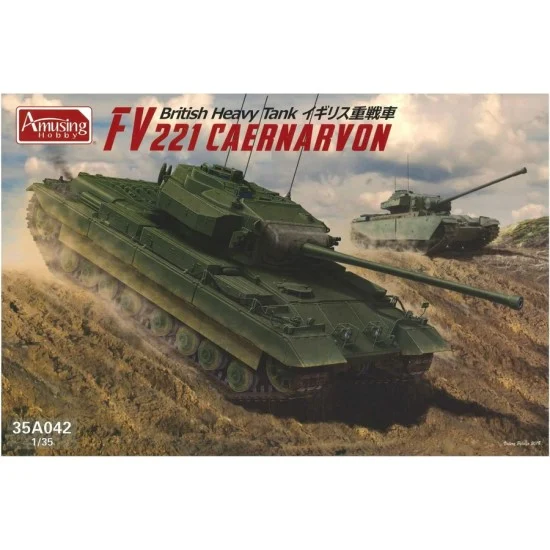 Amusing Hobby 35A042 1/35 British FV221 Caernarvon Medium Tank - Military Vehicles & Tanks