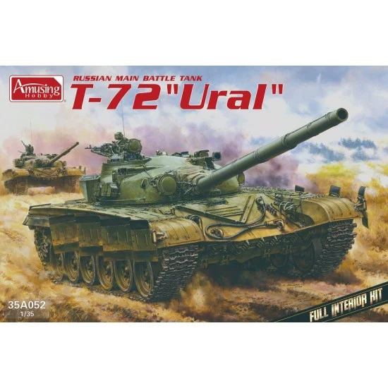 Amusing Hobby 35A052 1/35 Russian T-72 URAL MBT with Full Interior