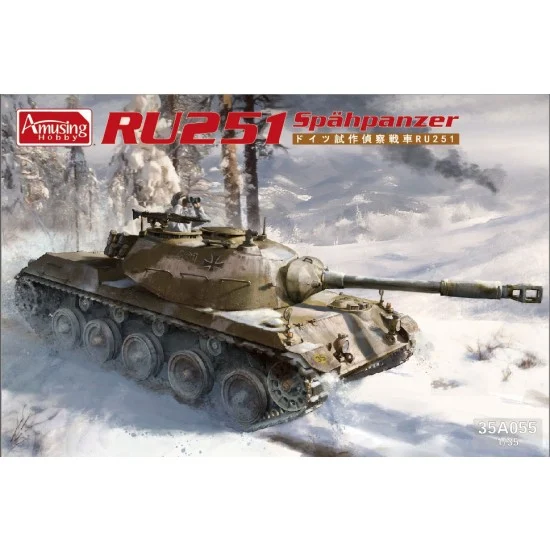 Amusing Hobby 35A055 1/35 German Spahpanzer Ru251 Light Tank - Military Vehicles & Tanks