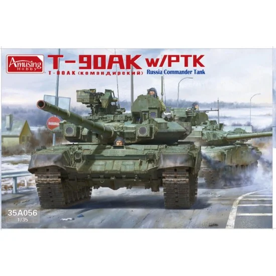 Amusing Hobby 35A056 1/35 T-90AK with PTK Commander Version