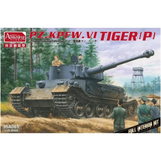 Amusing Hobby 35A061 1/35 PzKpfwg.VI Tiger(P) Truppenubfhz - Military Vehicles & Tanks