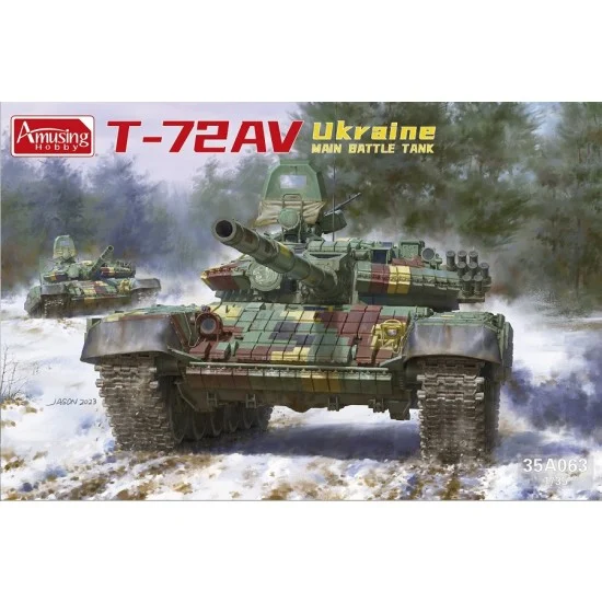 Amusing Hobby 35A063 1/35 Ukraine T-72AV Main Battle Tank