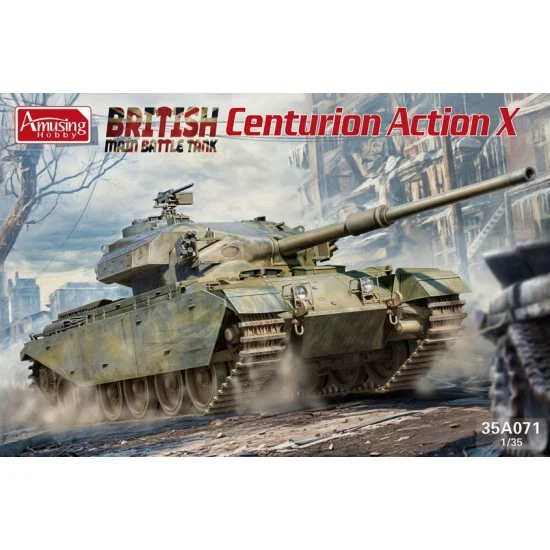 Amusing Hobby 35A071 1/35 British Centurion Action X Main Battle Tank - Military Vehicles & Tanks