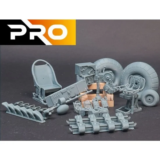 Airscale 3D24JUPS 1/24 Junkers Ju 87 Stuka Detail Parts for Airfix kits - Model Planes