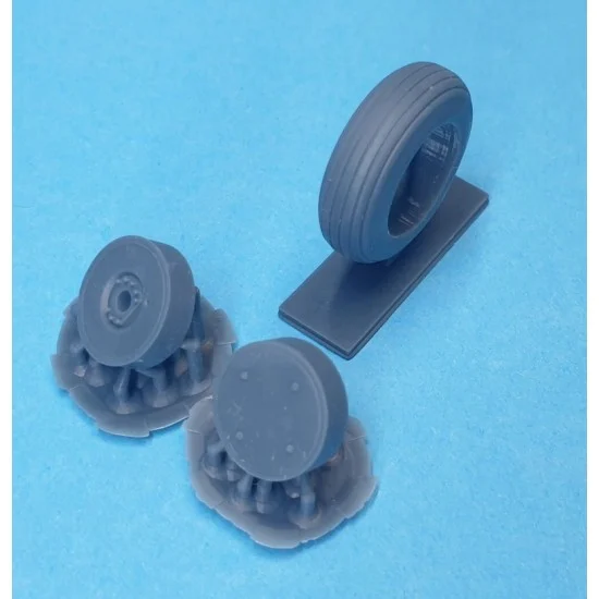 Airscale 3D32LATE 1/32 TBD Devastator Late Wheels and Tyres for Trumpeter kits - Model Planes