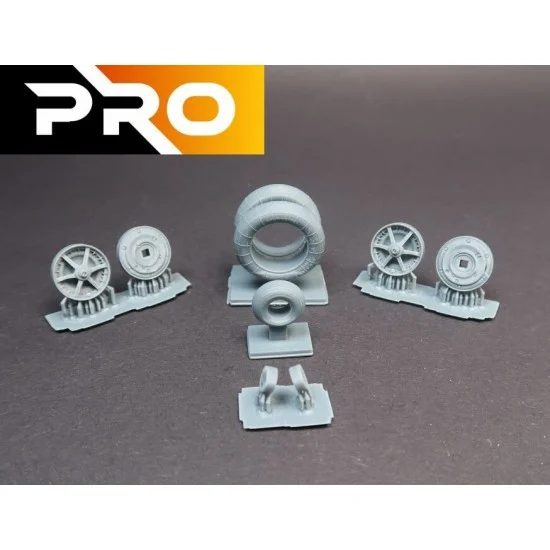 Airscale 3D32WHL 1/32 Messerschmitt Bf109 G2/4 Wheel Set for Revell kits - Model Planes