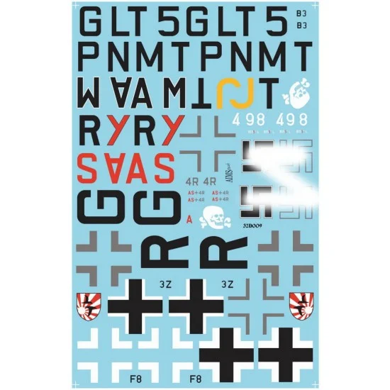 AIMS 32D009 1/32 Junkers Ju-88A-4 Ju-88D-1 Decals Vol. 2