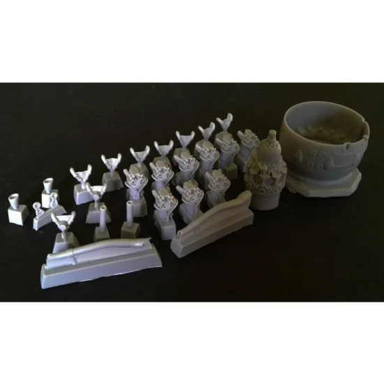 AIMS 32P018 1/32 Gloster Gladiator Engine & Cowl set for ICM Mk I kits - Model Planes