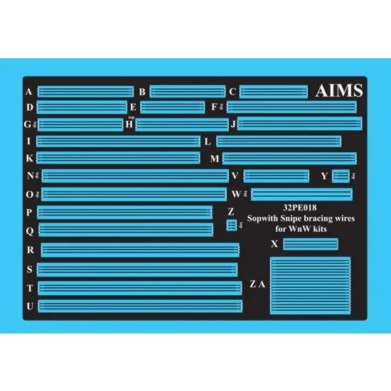 AIMS 32PE018 1/32 Sopwith Snipe Bracing Wires for Wingnut Wings kits - Model Planes