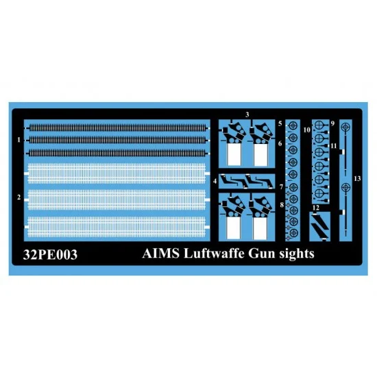 AIMS 32PE03 1/32 Luftwaffe Gun Sights Detail Set for Revell kits - Model Planes