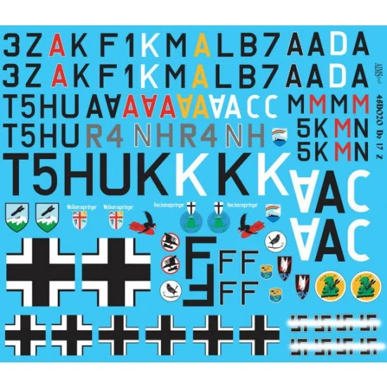 AIMS 48D020 1/48 Dornier Do-17Z-2/Do-17Z-6 Decals