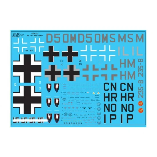 AIMS 48D022 1/48 Dornier Do-217N-1 Night Fighters Decals