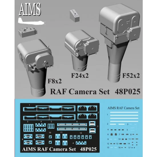 AIMS 48P025 1/48 RAF Camera Set - Model Planes