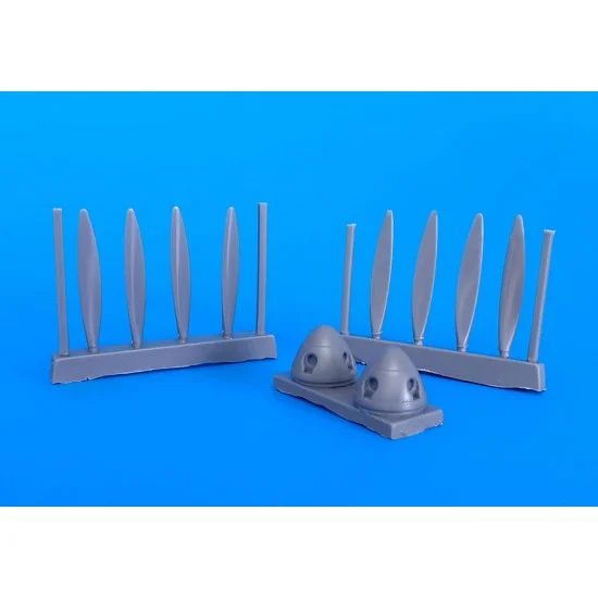 AIMS 48P029 1/48 Ju 88 A-0 8 Spinner/Props for ICM / Special Hobby kits