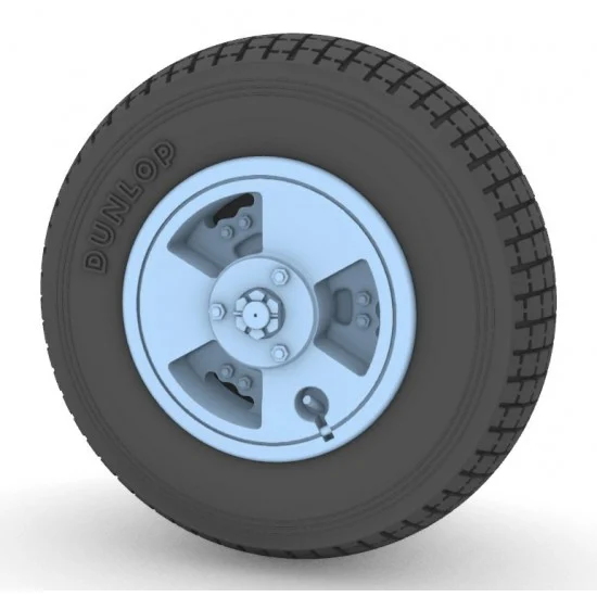 AIMS 48P049 1/48 de Havilland Vampire FB.5/FB.9 F.3 'Block Tread' Wheel set for Airfix kits - Model Planes