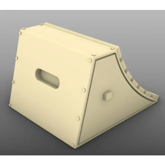 AIMS 48P056 1/48 WWII / Post War Royal Navy Aircraft Carrier Wheel Chocks - Scenics & Diorama