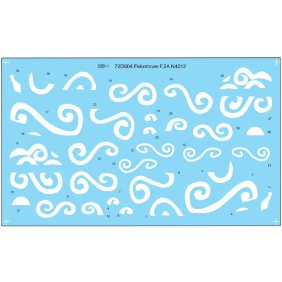 AIMS 72D004 1/72 Felixstowe N4512 Decals for Roden kits - Model Planes