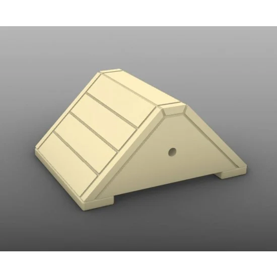 AIMS 72P017 1/72 RAF/FAA (shore based) Wheel Chocks (2pcs) - Scenics & Diorama