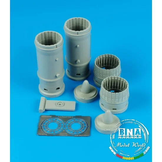 Aires 2074 1/32 McDonnell Douglas F-4B/C/D/N Phantom II Exhaust Nozzles for Tamiya kit