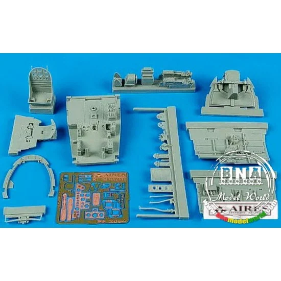 Aires 2084 1/32 Nakajima Ki84 Hayate Cockpit Set for Hasegawa kit - Model Planes