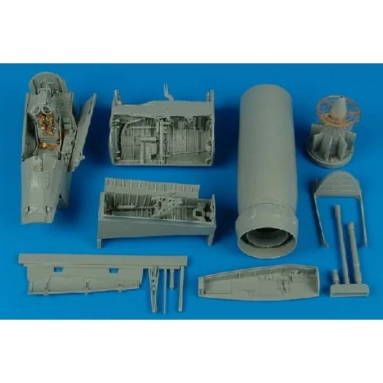 Aires 2100 1/32 Vought F-8J Crusader Detail Set for Trumpeter kit