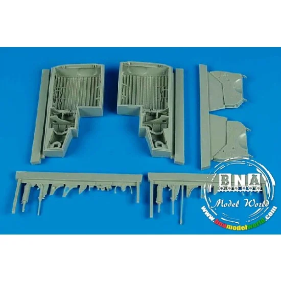 Aires 2122 1/32 Republic P-47D Thunderbolt Wheel Bay for Hasegawa kit